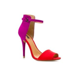 Zara Colorblock Heels - Sz 8